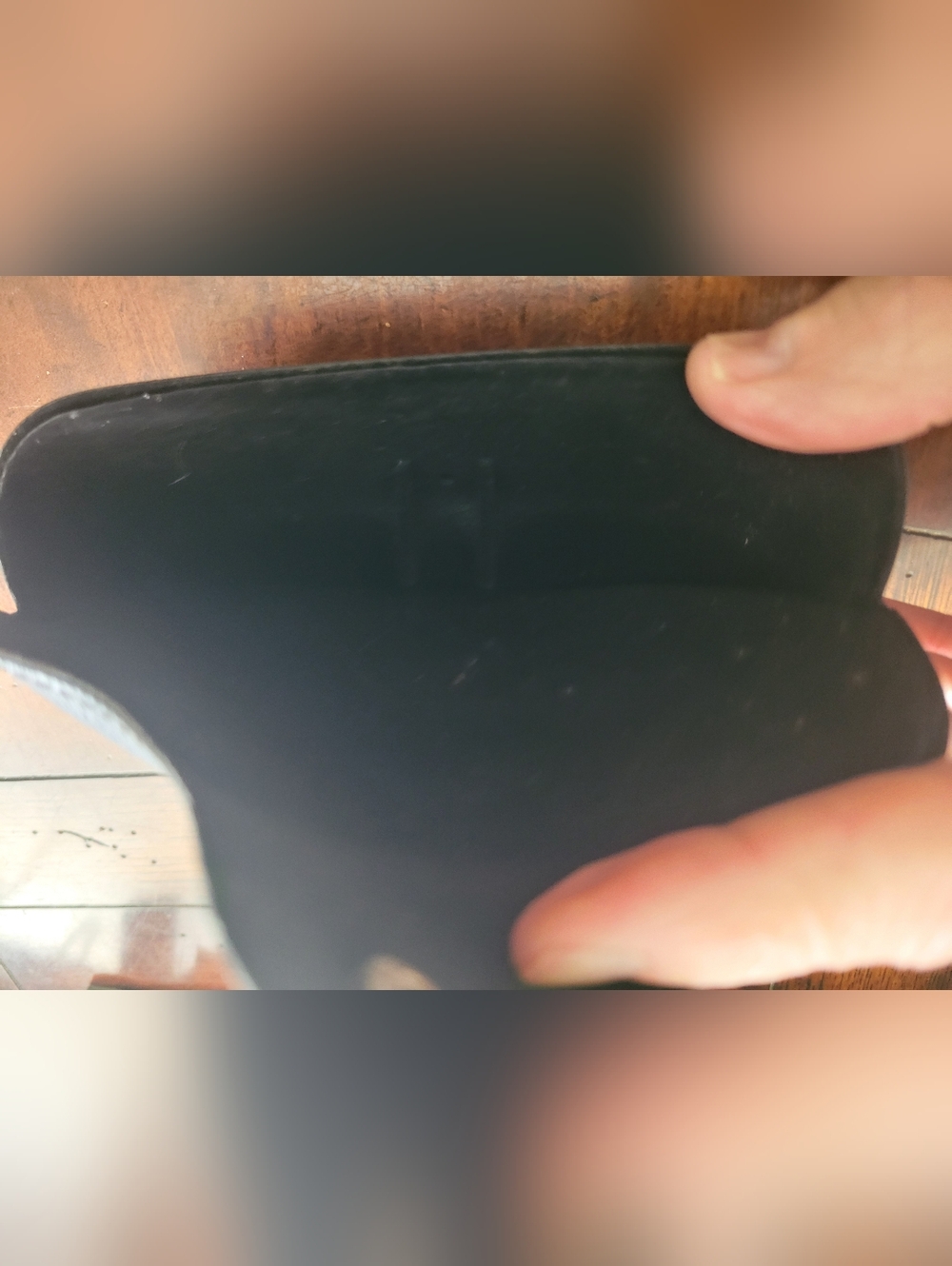 Ray-Ban Black Leather Sunglasses Case - Picture 4 of 4